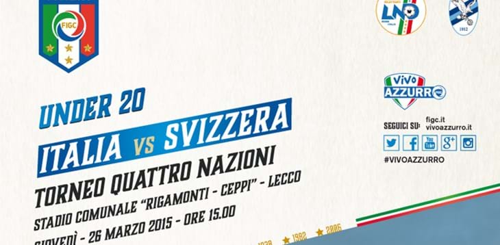 Quattro Nazioni: 22 convocati per la gara di giovedì 26 a Lecco contro la Svizzera