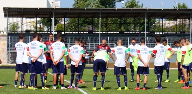 ‘Frosinone Città Azzurra’: Evani incontra i tecnici locali, domani la sfida con la Germania