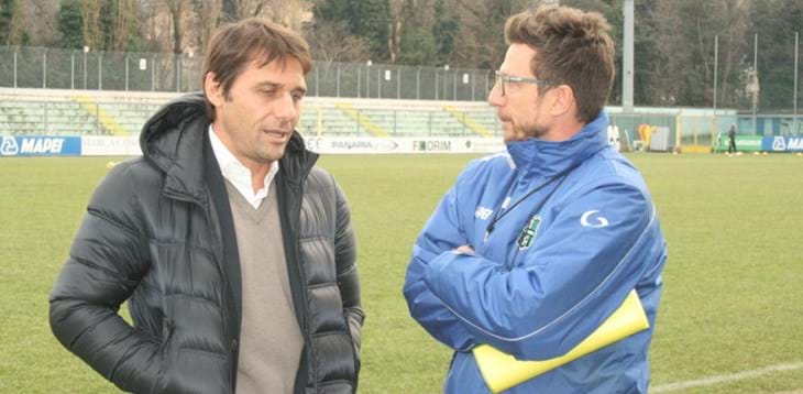 Conte in visita al Sassuolo: