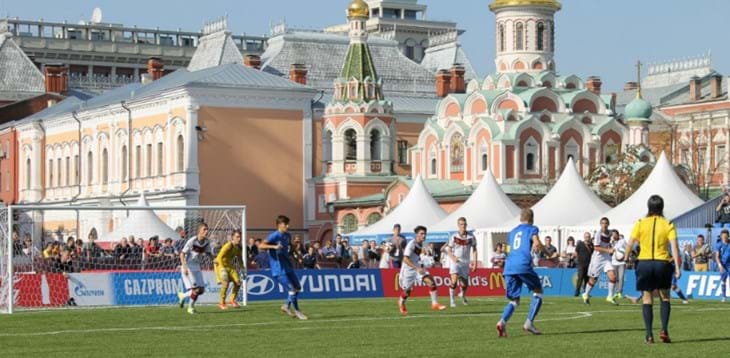 Alla Spagna il quadrangolare Under 16 sulla Piazza Rossa. Zambrotta