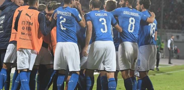 Candreva decide la sfida con l’Albania: l’Italia si presenta al play off da testa di serie