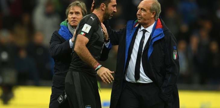 Buffon lascia tra le lacrime: “Dispiace chiudere così, l’Italia saprà rialzarsi”