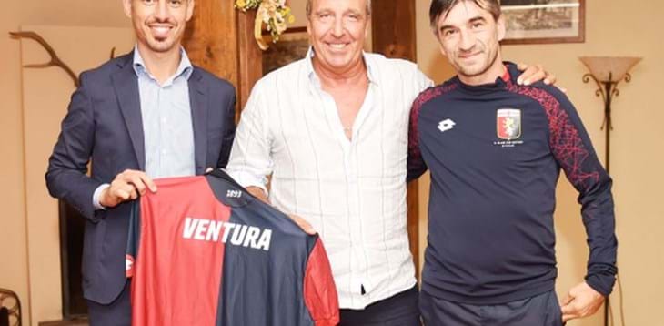 Il Ct Ventura nel ritiro del Genoa. Le prossime tappe sono il Napoli e la Roma