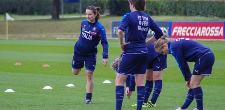 Nazionale Femminile: al via lo stage a Coverciano, test atletici e lavoro con il pallone