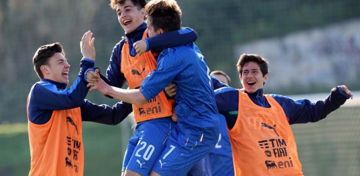 Nazionale Under 15: a Catanzaro l’Italia fa il pieno di gol, battuta 6-1 la Rep.Ceca
