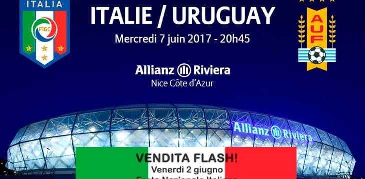 Verso la sfida tra Italia e Uruguay a Nizza: promozione speciale oggi per i tifosi italiani