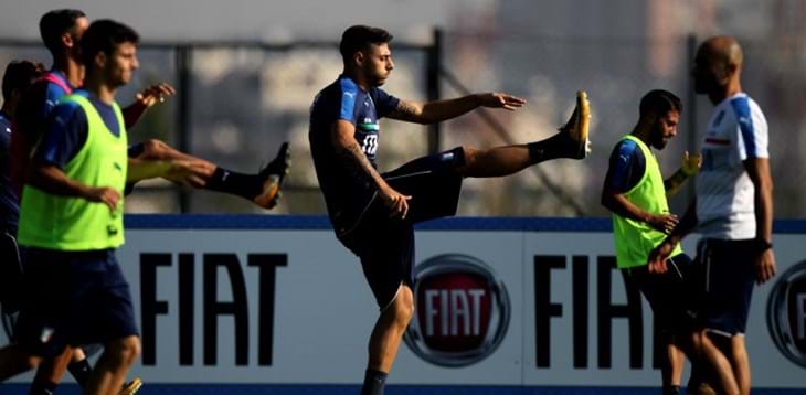 Primo allenamento in vista dell’amichevole con la Russia, forfait di Calabria