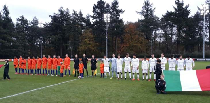 Nazionale Under 19. L'Italia perde di misura con l'Olanda. Nicolato: