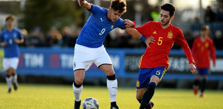 A Vinovo gli Azzurrini sconfitti dalla Spagna. Nunziata: “Buon gioco, ma poca incisività”