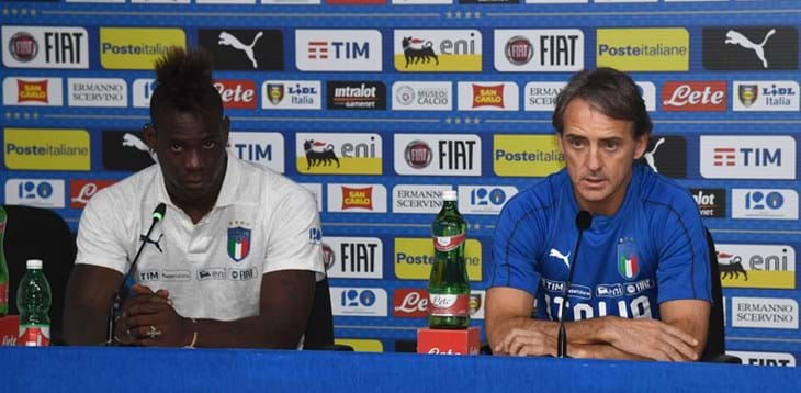 Mancini: “Con l’Olanda buon test per il futuro”. Balotelli: “Senza l’Italia sono stato male”