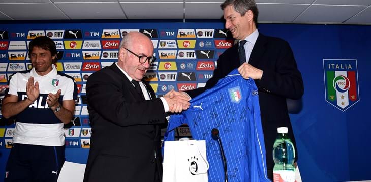 Tavecchio a Parigi per l’inaugurazione: “L’Italia è consapevole della sua forza”