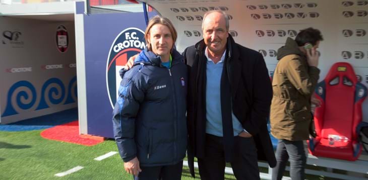 Il Ct Ventura in visita al Crotone: “Qui i giovani crescono come uomini e come calciatori”