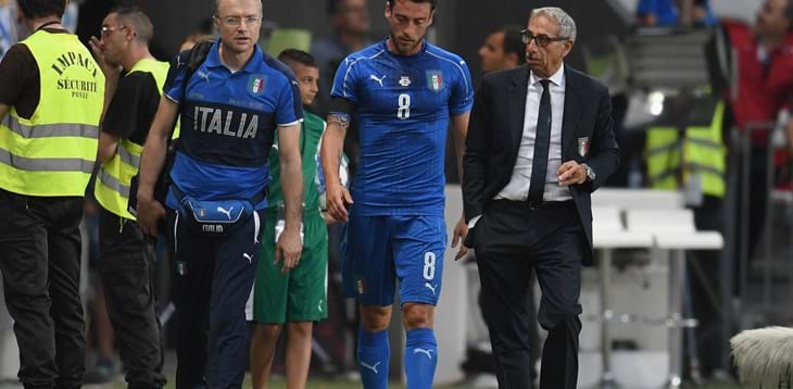 Marchisio torna a casa, nel pomeriggio Gagliardini raggiungerà Coverciano