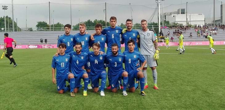 L’Italia vola ai quarti dell’Universiade: 2-0 al Brasile con i gol di Taviani e Favo