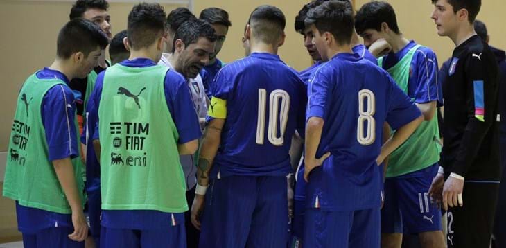 Nazionale Under 19 Futsal: collegiale a Novarello dal 4 all’8 giugno