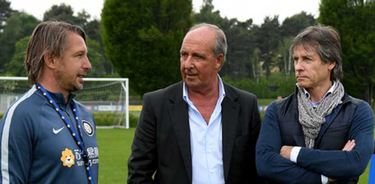 Ventura in visita all’Inter: “Ci aspettano due gare importanti con Uruguay e Liechtenstein”