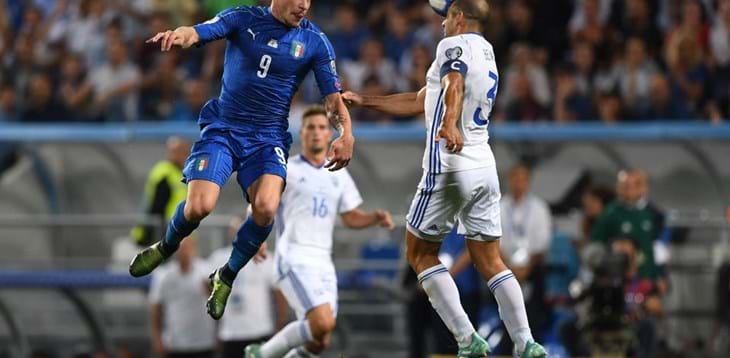 Con un gol di Ciro Immobile l’Italia batte Israele e si avvicina ai play off