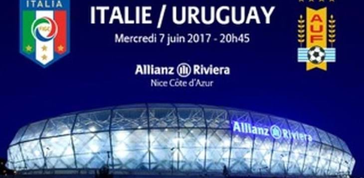 Dal 14 febbraio in vendita i biglietti per Italia – Uruguay a Nizza