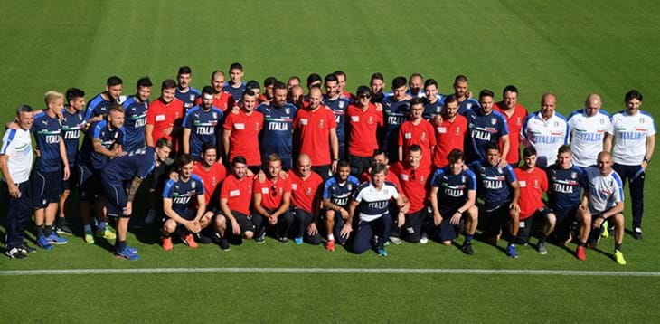 SECONDO GIORNO DI LAVORO PER GLI AZZURRI A COVERCIANO. OSPITE SPECIALE LA ASD AMATRICE