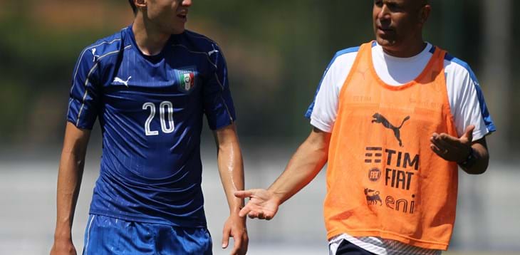 Di Biagio: “L’obiettivo è preparare i giovani per Ventura”. E su Cutrone: “Mi ricorda Belotti”