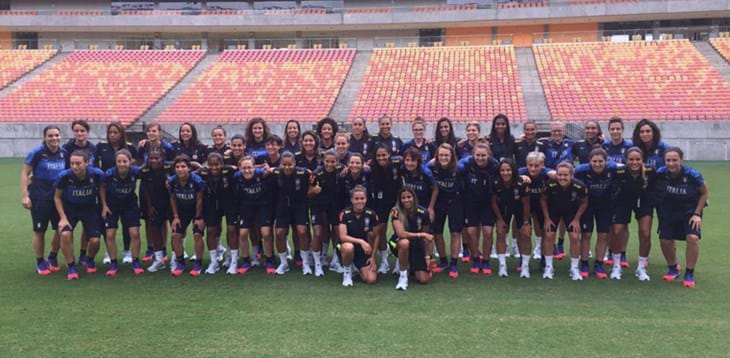 Torneo in Brasile: Azzurre arrivate a Manaus. Cabrini: “Bel banco di prova per l’Europeo”