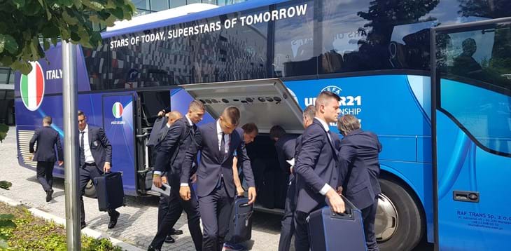 Azzurrini arrivati in Polonia. Oriali: “Ho chiesto ai ragazzi di farmi emozionare”