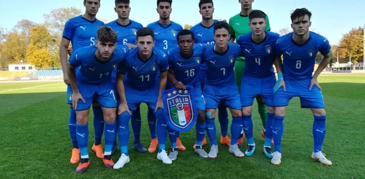 Corbo gol, l’Italia supera anche la Danimarca e vince il girone della 1ª fase delle qualificazioni europee