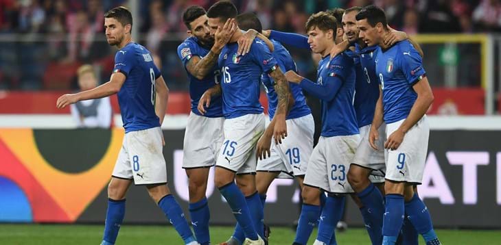 Ranking FIFA: l'Italia guadagna una posizione e torna al 19° posto