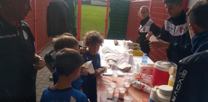 Giornata di calcio e merenda per i piccoli calciatori del 2010 e 2011
