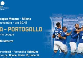 Italia-Portogallo, grande partecipazione dei giovani tesserati