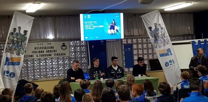 Ferrara: l'U21 incontra i ragazzi dei CFT