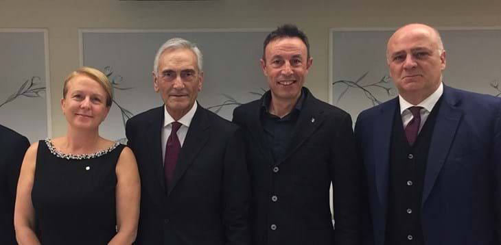 Consegnato, ad Avezzano, il premio Panathlon al Presidente della Figc Gabriele Gravina