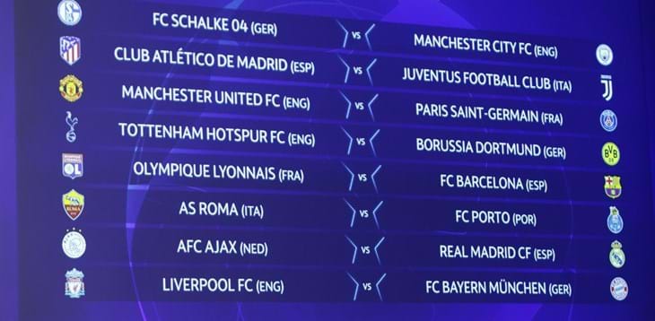 Gli accoppiamenti nelle coppe europee per le squadre e i giocatori italiani