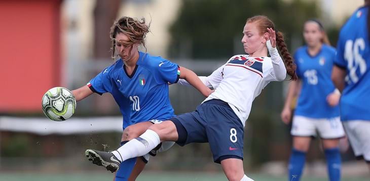 Le Azzurrine imitano la Nazionale maggiore: Berti al 93’ decide la seconda amichevole con la Norvegia