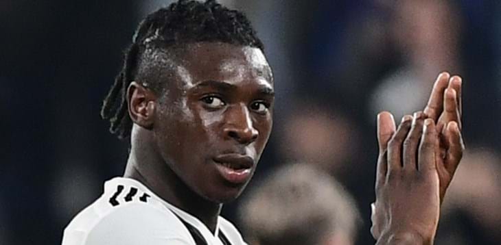 Moise Kean incanta con una doppietta alla sua prima da titolare in Serie A con la Juventus