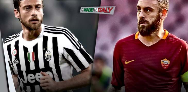 Sfida statistica “Made in Italy” della 17^ giornata: Marchisio vs De Rossi