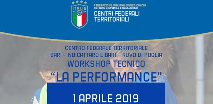 Bari, Lunedì 1 aprile 2019 Workshop tecnico