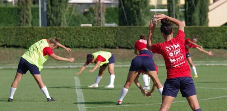 Le Azzurrine tornano in campo per affrontare in amichevole Spagna e Paesi Bassi