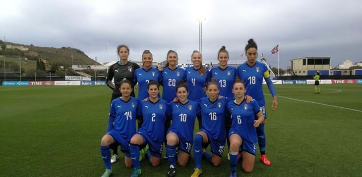 Azzurrine sconfitte dalla Norvegia all’esordio nel Torneo di La Manga