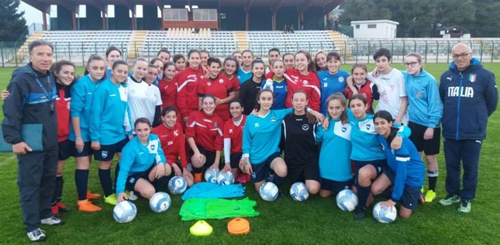 Continuano gli allenamenti delle Ragazze Under 15 impegnate nella selezione territoriale