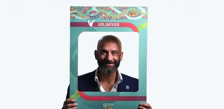 Countdown to the launch of the UEFA Volunteer Programme in Rome