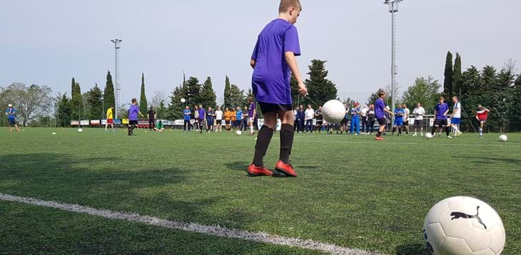 Corso UEFA C di Trieste - lezione pratica con il Modello CFT