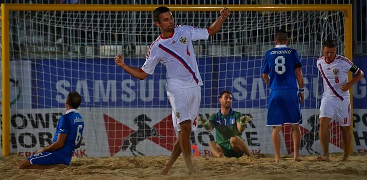Beach Soccer: Azzurri ko con la Russia nell’Intercontinental Cup