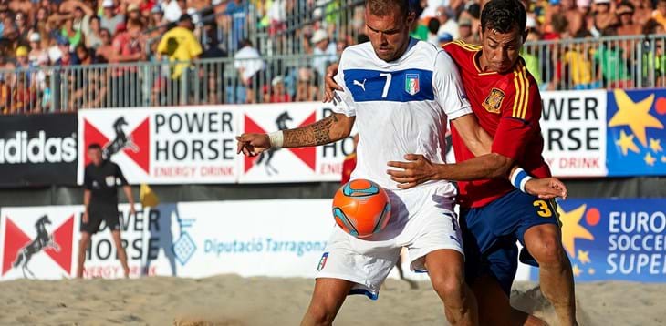 Europeo Beach Soccer: Italia-Spagna 3-5