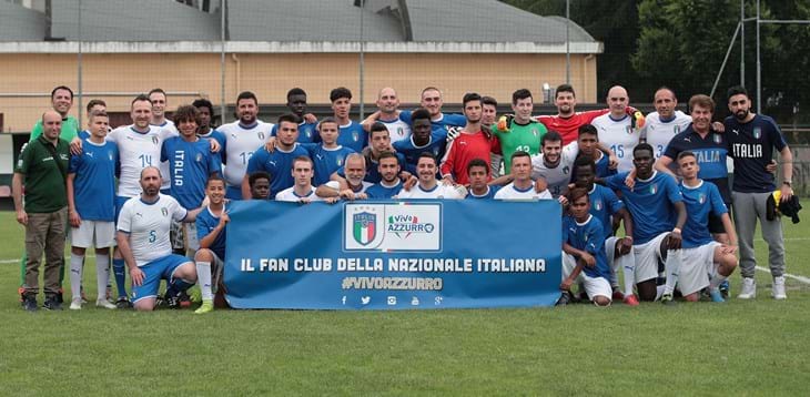 Tanti gol ed emozioni per la sfida tra il Fan Club della Nazionale e i ragazzi di ‘Freed by Football’