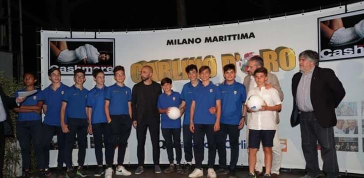 La premiazione della Green Card Fair Play durante il Carlino d'Oro