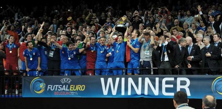 Calcio a 5: l'Italia è Campione d'Europa! 3-1 alla Russia