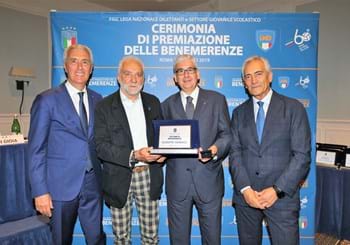 Benemerenze Sportive: premiato il Coordinatore del Settore Giovanile Scolastico F.I.G.C. Lombardia prof. Giuseppe Terraneo