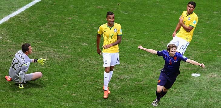 Mondiale 2014: l'Olanda batte il Brasile per 3-0 e centra il terzo posto