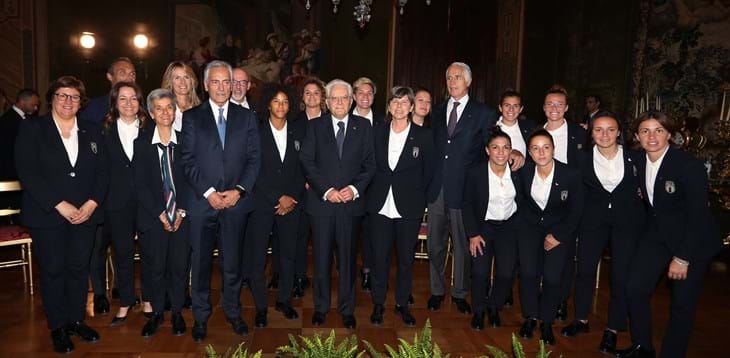 Le Azzurre ricevute al Quirinale. Mattarella: “Avete vinto il vostro Mondiale”